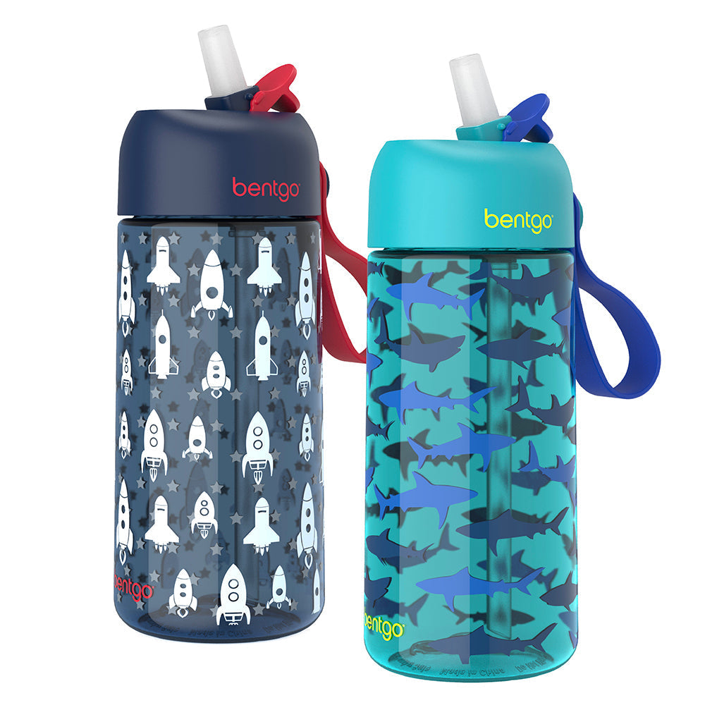 Bentgo Kids Prints Water Bottle (2-Pack)