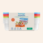 Bentgo Easyboxes 3-Compartment Food Containers 8-Piece Set