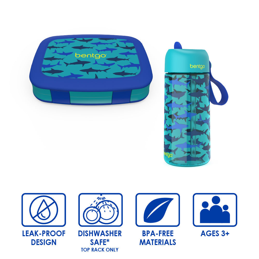 Bentgo Kids Prints Lunch Box & Water Bottle