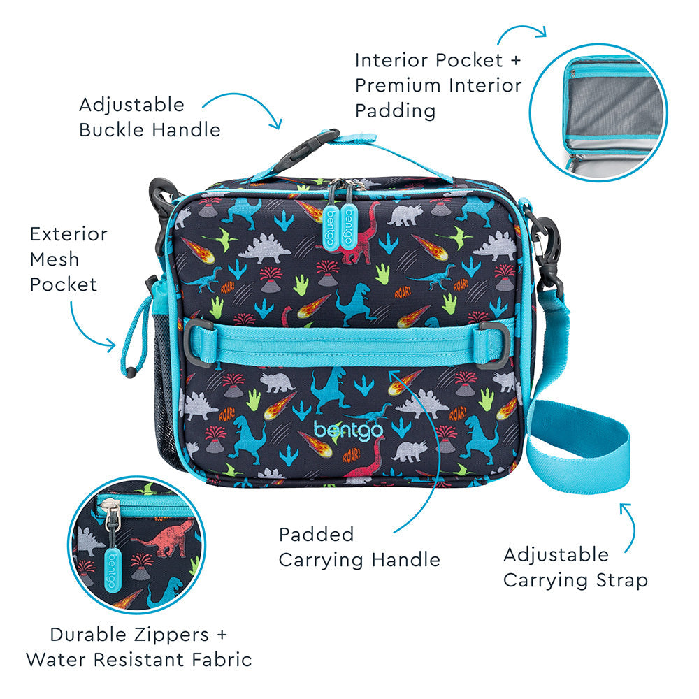 Bentgo Kids Prints Lunch Box, Lunch Bag, & Ice Packs