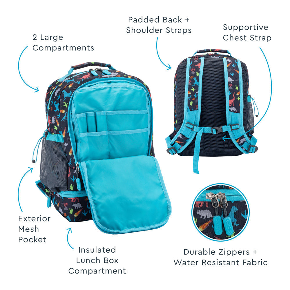 Bentgo Kids Prints Lunch Box & Backpack