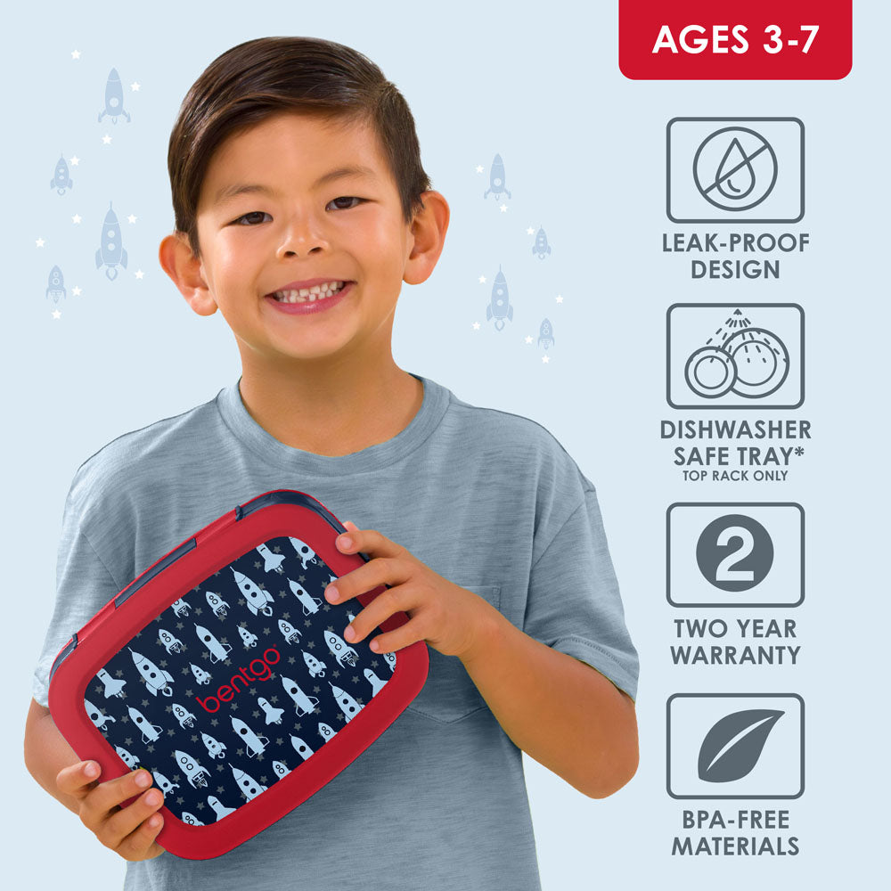 Bentgo Kids Prints Lunch Box (2-Pack)