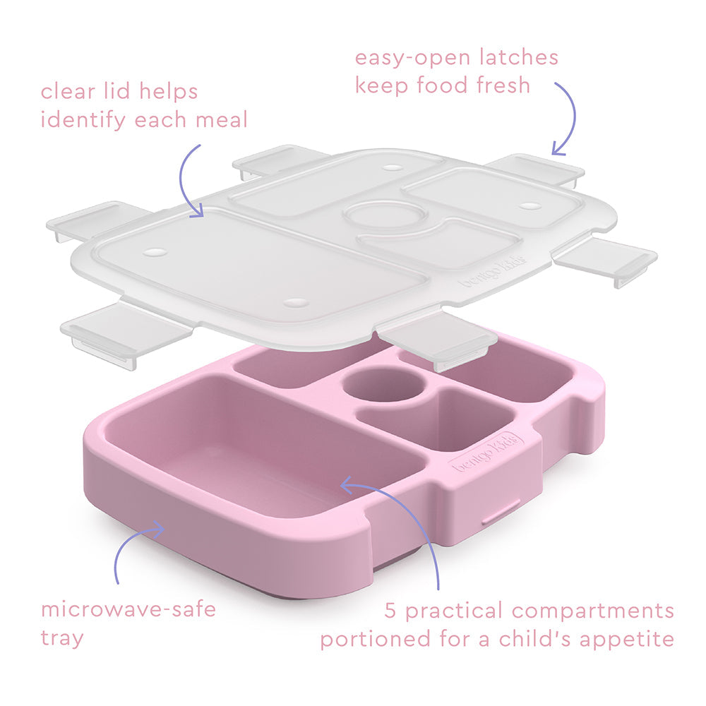 Bentgo Kids Prints Tray with Transparent Cover