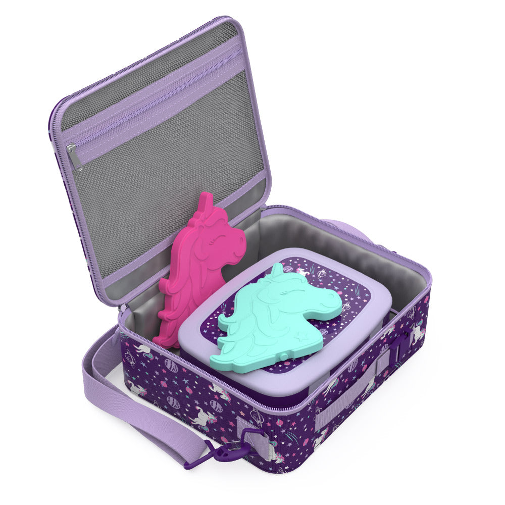Bentgo Kids Prints Lunch Box, Lunch Bag, & Ice Packs