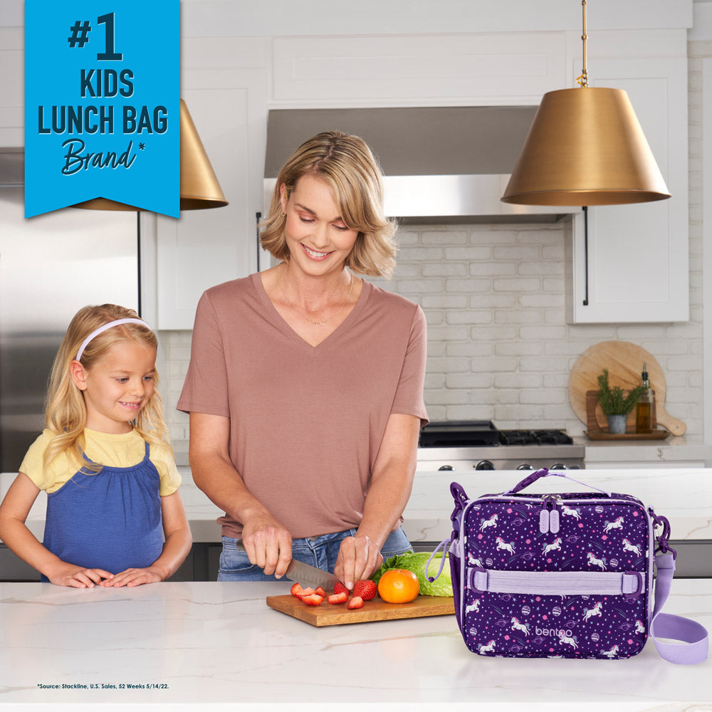 Bentgo Kids Prints Lunch Box, Lunch Bag, & Ice Packs