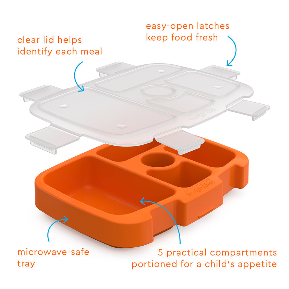 Bentgo Kids Prints Tray with Transparent Cover