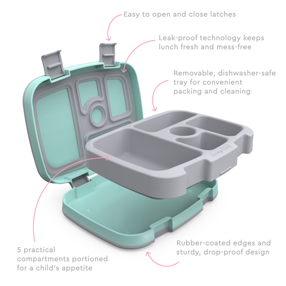 Bentgo Kids Prints Lunch Box, Lunch Bag, & Ice Packs