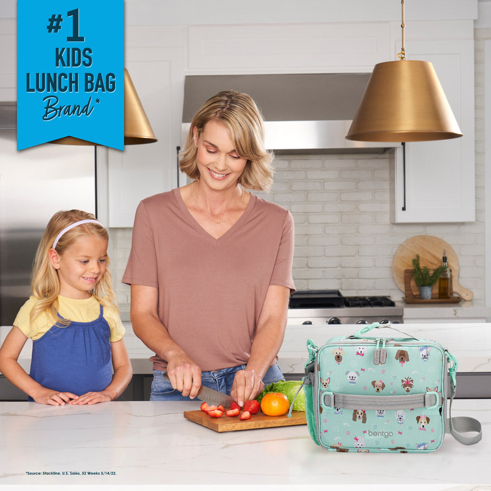 Bentgo Kids Prints Lunch Box, Lunch Bag, & Ice Packs
