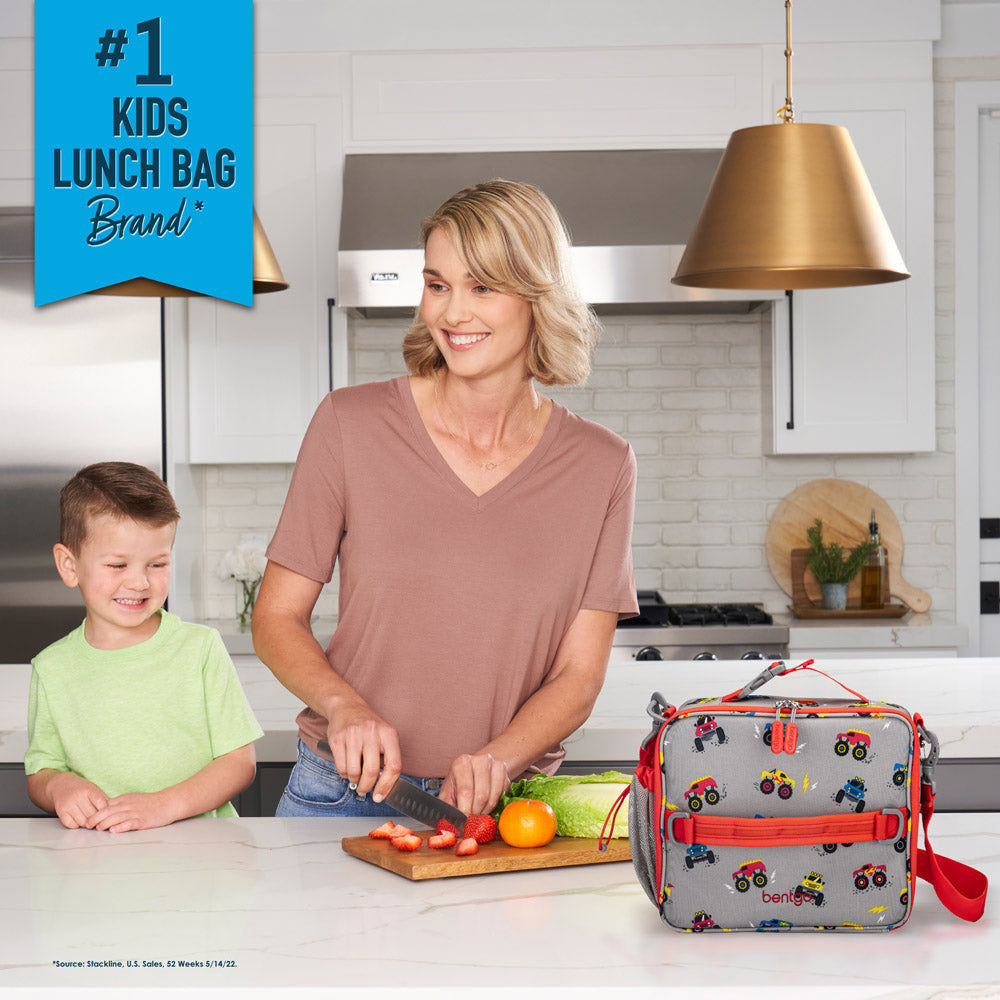 Bentgo Kids Prints Lunch Box, Lunch Bag, & Ice Packs