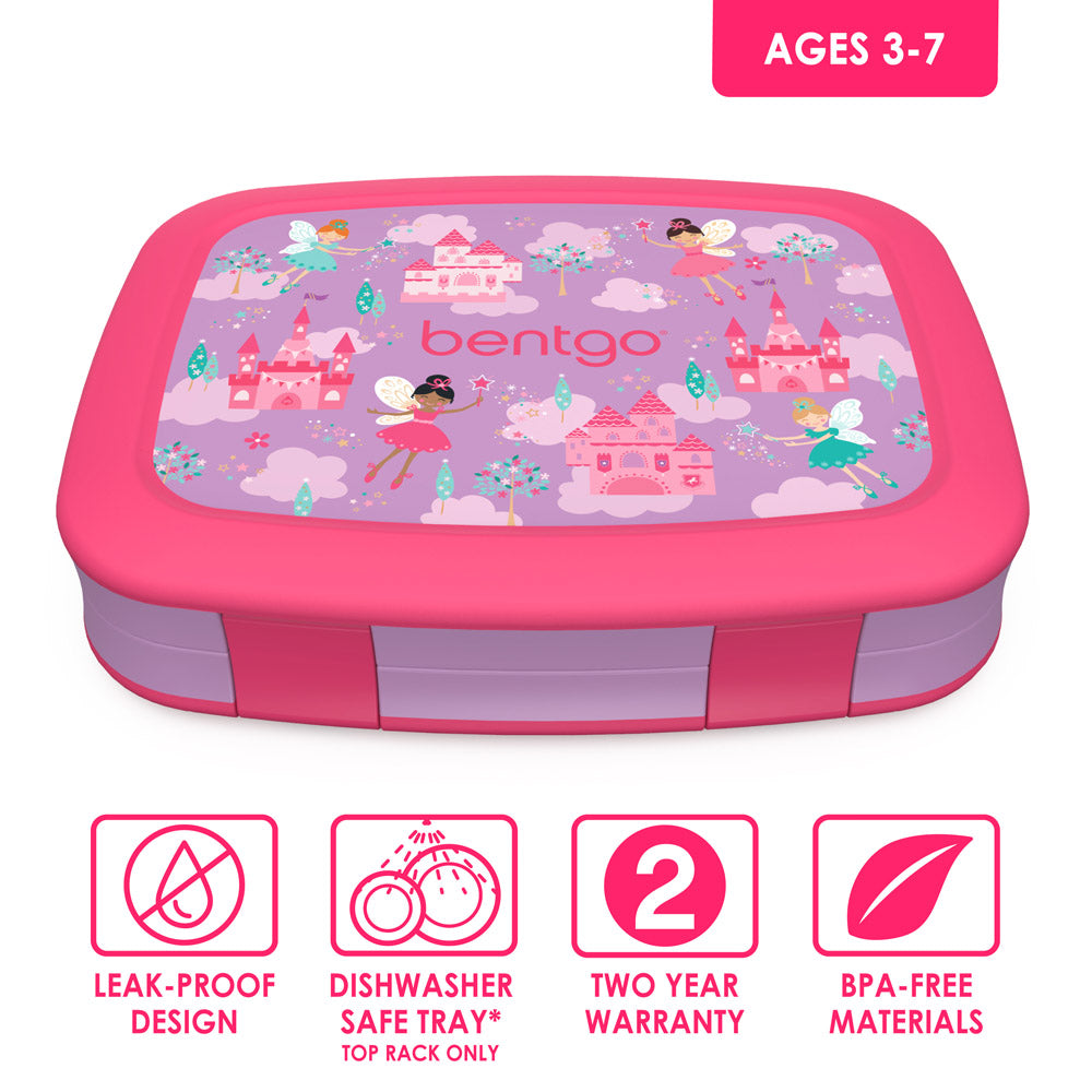 Bentgo Kids Prints Lunch Box, Lunch Bag, & Ice Packs