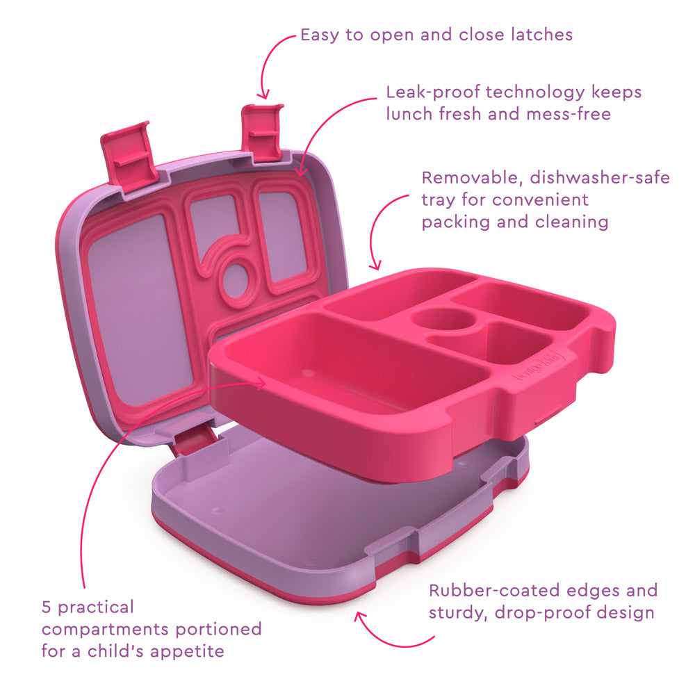 Bentgo Kids Prints Lunch Box, Lunch Bag, & Ice Packs