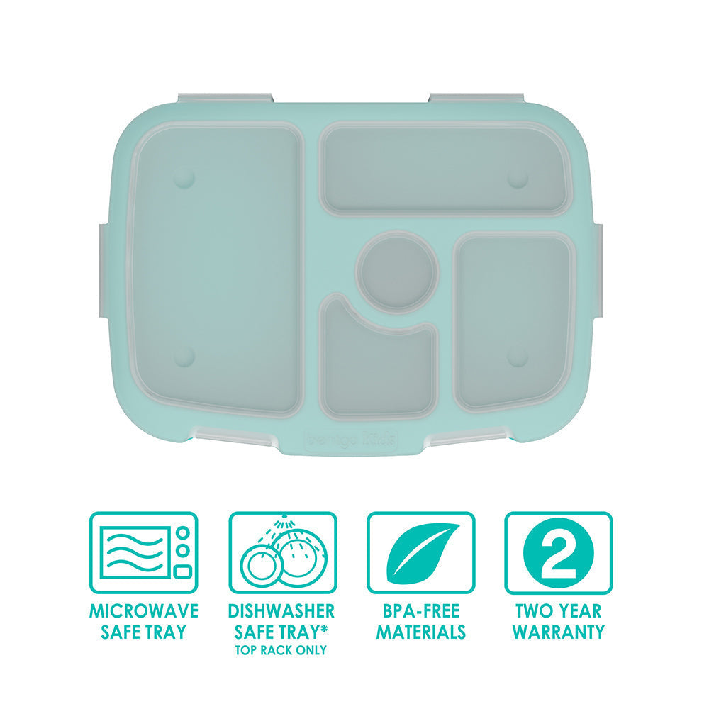 Bentgo Kids Prints Tray with Transparent Cover