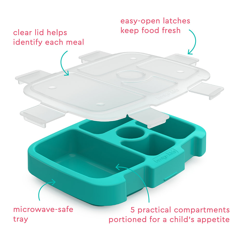 Bentgo Kids Prints Tray with Transparent Cover